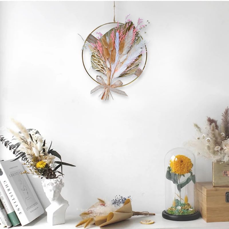 Image of Cortina Artificial Flowers for Decoration | Aesthetic Room Decor, Home Decor, Living Room Decor & Bedroom Decor | Artificial Flower Wall Decor | Great for Gifting - Pink - 35x2x35 CM