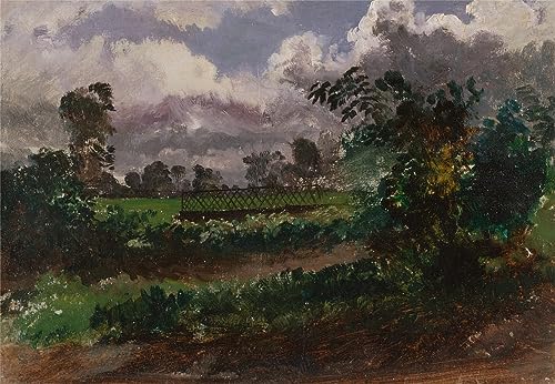 Peinture sur toile décoration chambre 60x90cm image grand format paysage Danby