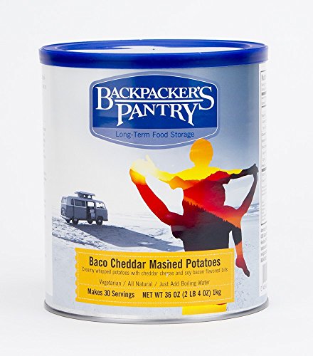Backpacker's Pantry Bacon Cheddar Mashed Potatoes, 36 Ounces, #10 Can Backpacker's Pantry Bacon Cheddar Mashed Potatoes, 36 Ounces, #10 Can