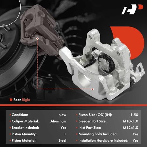 A-Premium Rear Right Passenger Side Disc Brake Caliper with Bracket by A-Premium - Used condition - Image 2