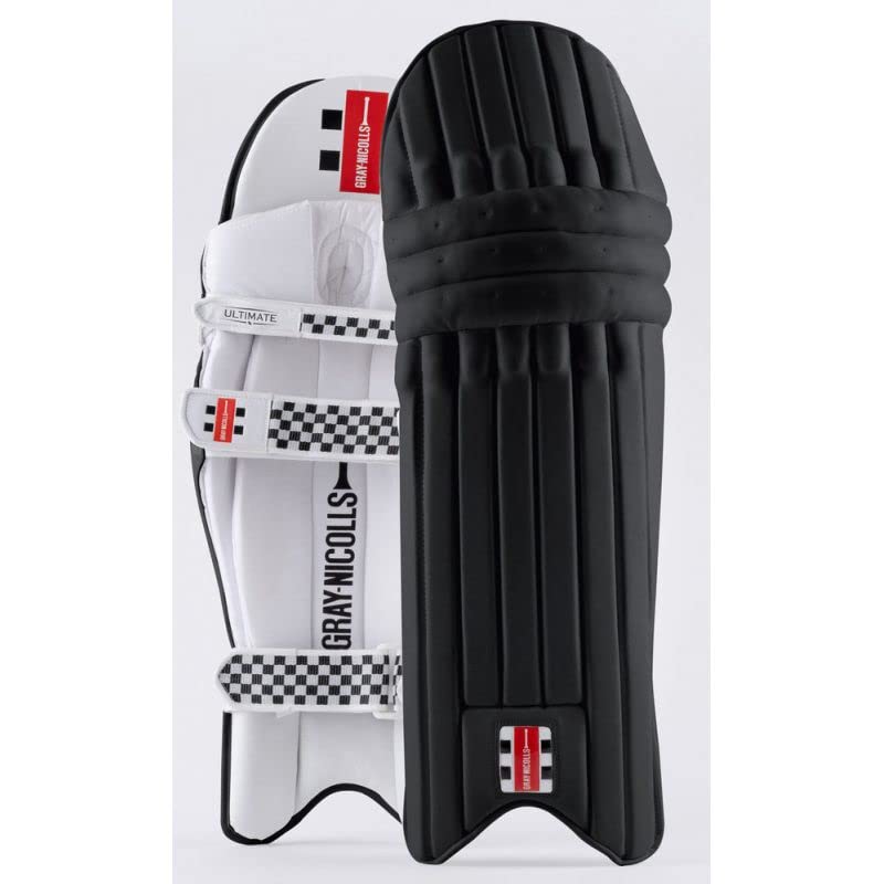 Gray-Nicolls Ultimate Cricket-Pads – Schwarz (2023) – Erwachsene für Linkshänder
