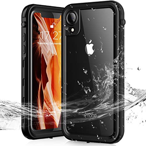 Janazan Waterproof iPhone XR Case, Full Sealed Underwater Protective Cover, Waterproof Shockproof Snowproof