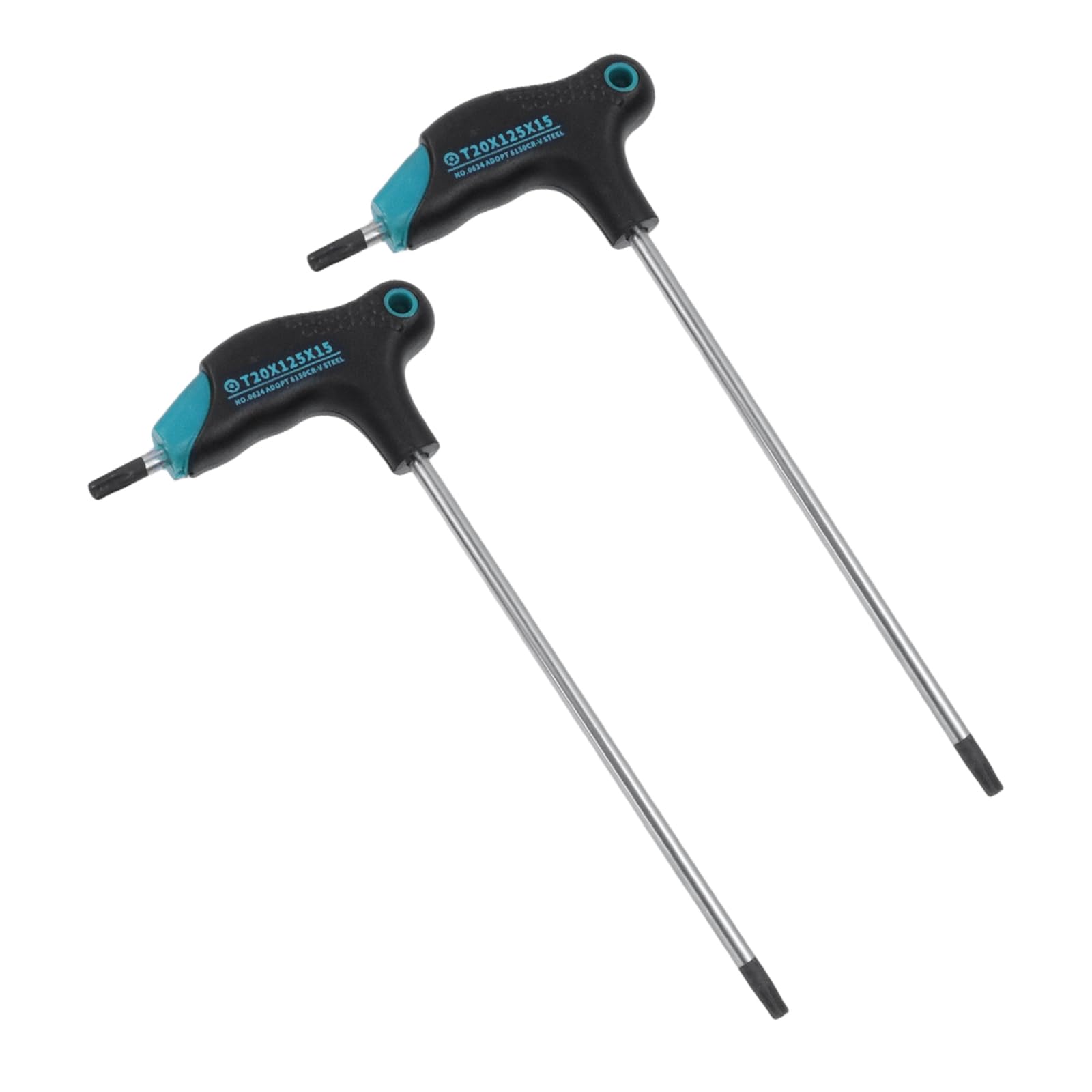 Antrader Dual End T20 Torx Wrench,Cr-V Steel Anti Tamper Proof Hex Key-2pcs