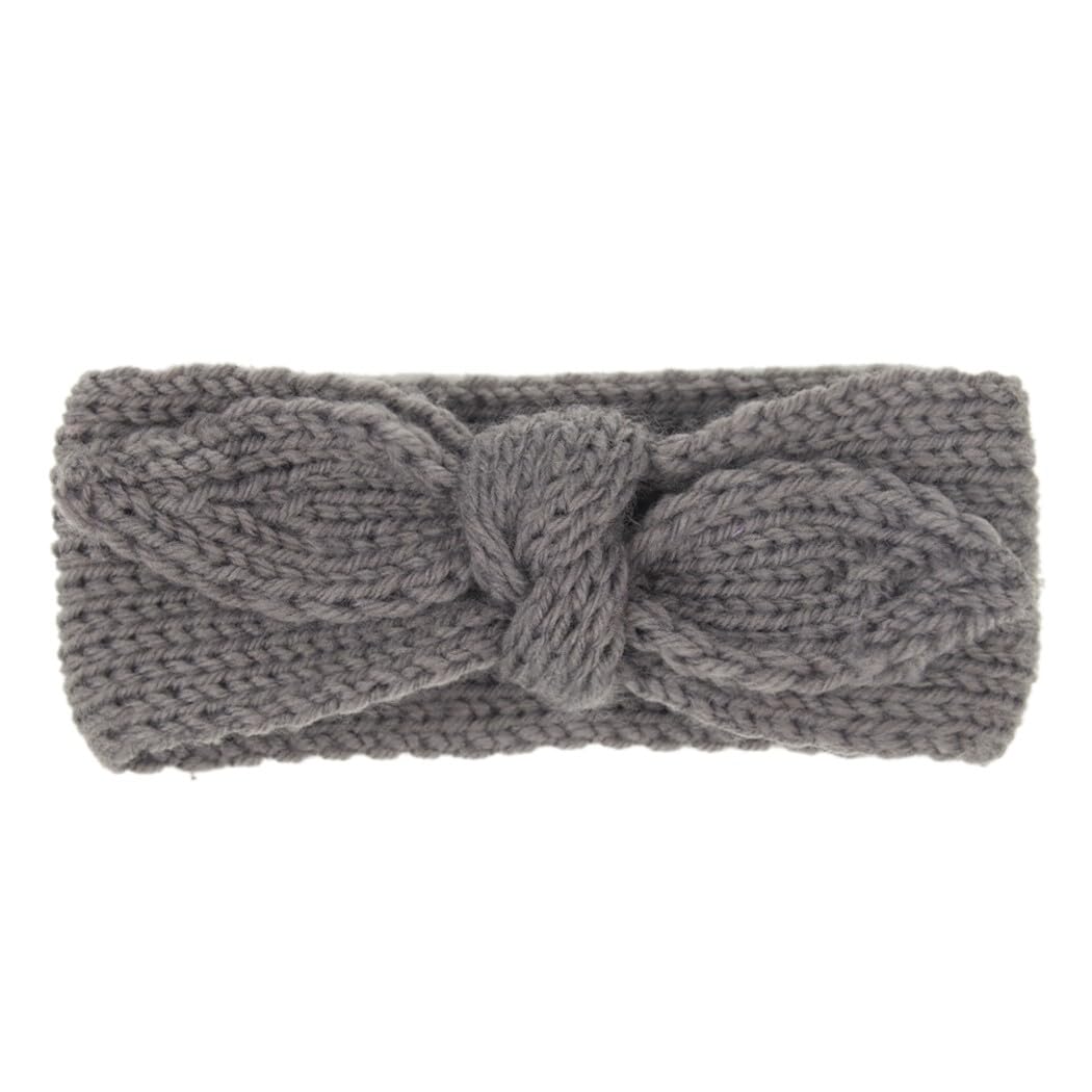 Elastische Turban-Schleife für Kleinkinder: 4 Haar-Accessoires, Baby-Strick