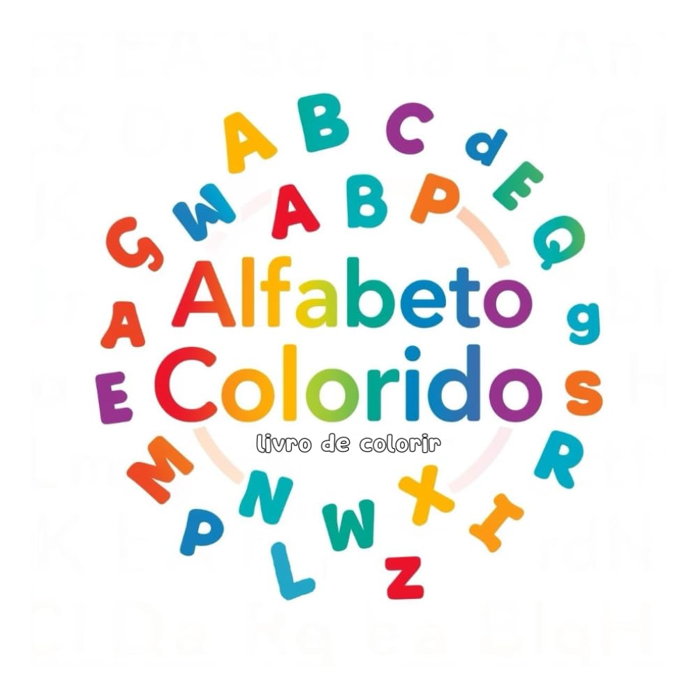 Alfabeto Colorido: Livro de Colorir Infantil