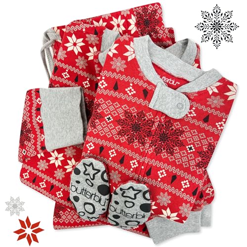 Image of Butterblu Family Jammies Matching Holiday Christmas Pajama Sets