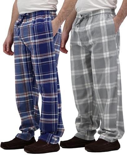 Image of Andrew Scott Men's Flannel Drawstring Pajama Pants | Plush Flannel Fleece | Pockets | Drawstring