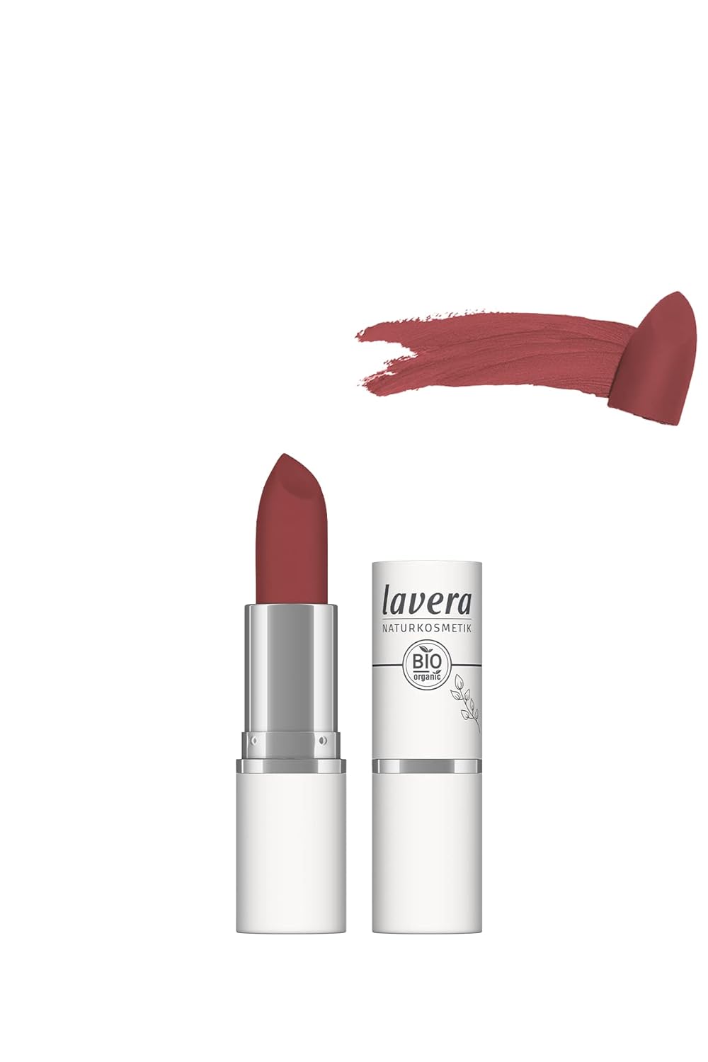 LAVERA Vivid Red Velvet Matt Lipstick, 4.5 GR