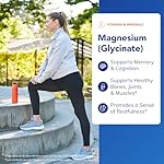 Pure Encapsulations Magnesium (Glycinate) - Supplement to Support Stress Relief, Sleep, Heart Health, Nerves, Muscles, and Metabolism* - with Magnesium Glycinate - 90 Capsules - Image 3