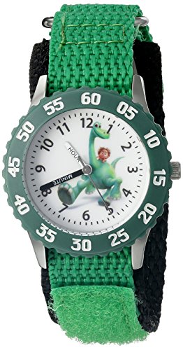 Disney Kids' W002205 Spot and Arlo Analog Display Analog Quartz Green Watch
