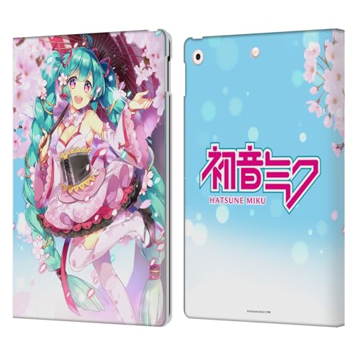 Hatsune Miku Sakura étui iPad 10.2 protection cuir portefeuille