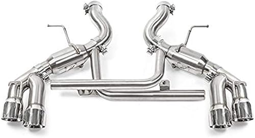 Mishimoto MMEXH-CAM8-16AQTPP Pro Axleback Escape compatible con Chevrolet Camaro SS Quad Tip 2016-2018 pulido