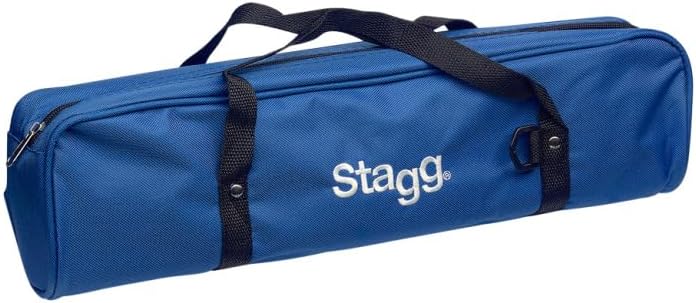 Stagg MELOSTA32 32-Key Melodica in blue with its soft gig bag