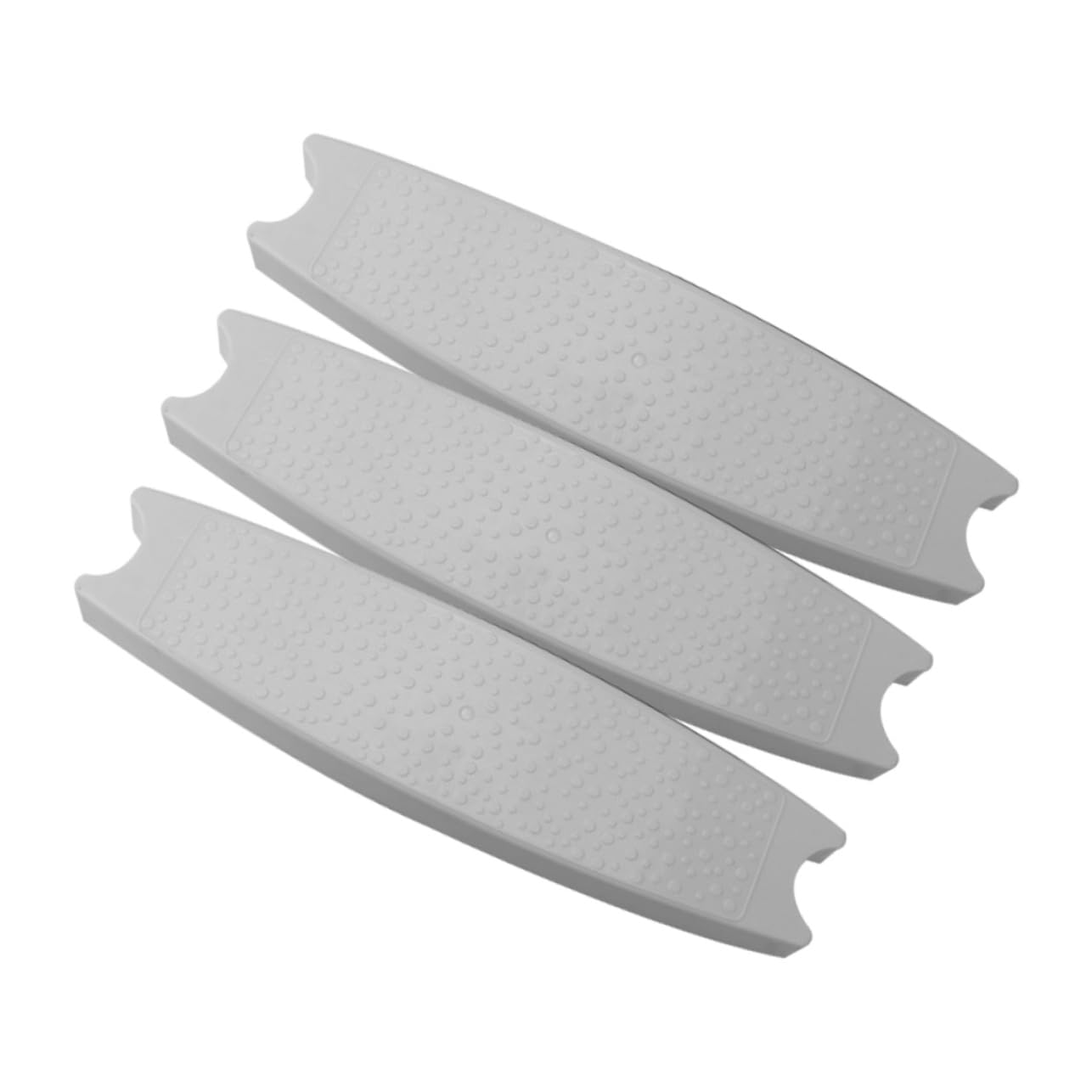 IMIKEYA Marchepied D’échelle de Piscine Hors Sol en Abs Blanc, Surface Antidérapante, Structure Bien Pensée, pour Accès Sûr la Piscine