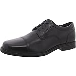 Rockport Taylor Waterproof Cap Toe - Shoes for Men - Leather Upper - Synthetic Outsole - Shock Absorbing Heel Black 10.5 M (D)
