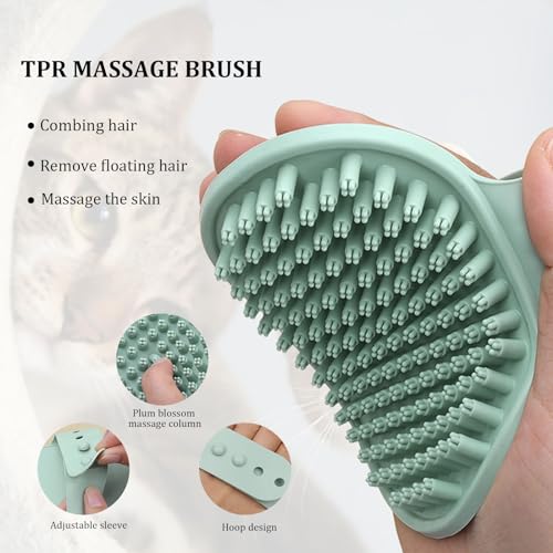 Image of Pet Nail Clippers Trimmer and Grooming Kit, 8 Pieces Pet Grooming Kit - Dematting Comb,Slicker Brush,dog nail trimmer,collapsible bowl and dog toothbrush for Removing Knots and Hair for Dog,Cat