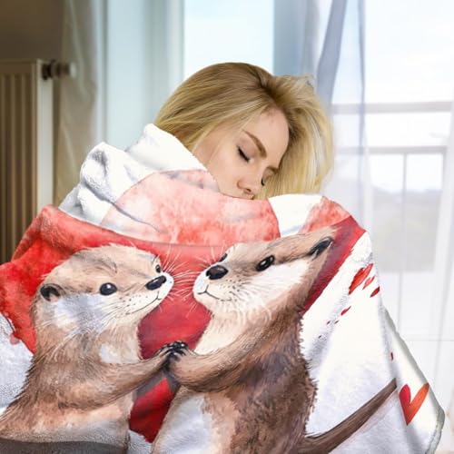 Einanmut Geschenke Valentinstag für Sie, Geschenk Freundin Geburtstag - Ultra-weiche Decke, Beste Freundinnen Geschenk, Geburtstag Geschenke für Freundin 157 x 132 cm