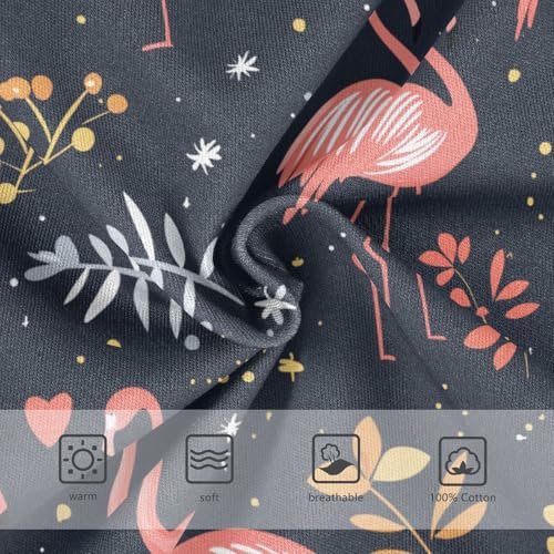 Wusikd Flamingo Boys' Underwear Cotton Flowers Leaves Boys Briefs Soft Toddler Underwear 2T3