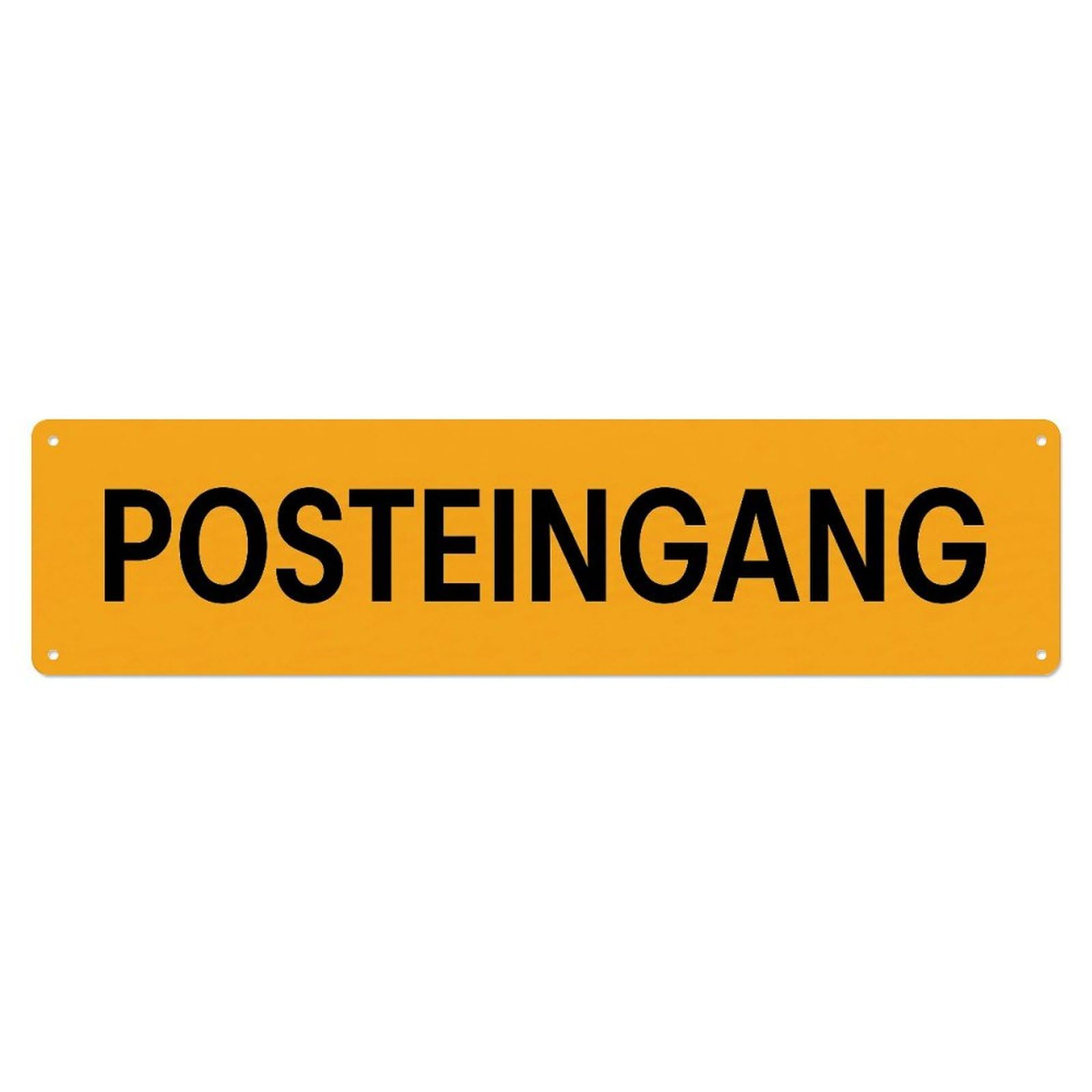 Metal Tin Sign Posteingang Mail Incoming Delivery
