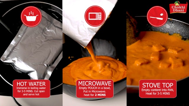 Chokhi Dhani Paneer Makhani | Ready to Eat Meal | Just Heat & Eat | Microwave | Stove Top or Hot Water | Ready in 2 Minutes | Pack 1, 300 gm