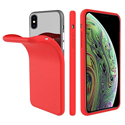 Image of Case Creation Luxurious OG Series for Realme 2 Case Cover,Anti-Dirty Slim Case Frosted Matte Cute Candy TPU Raised Bezel (Splash of Color) Back Cover for Realme 2 -Wine Red