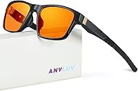 Vista 30 de ANYLUV Blue Light Blocking Glasses for Men Women Lightweight Computer Gaming Glasses Anti Eye Strain Rectangle Frame
