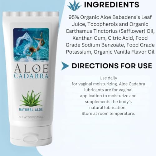Image of Aloe Cadabra Vaginal Moisturizer, NSF Certified Organic Natural Aloe (5.5 Ounce, Pack of 1)