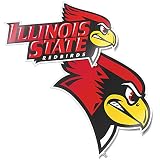 Desert Cactus Illinois State Redbirds Sticker Car Decal (4 Inch Set V1)