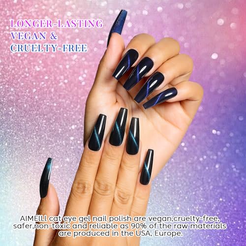Kit de esmaltes de gel AIMEILI 6 pcs 10 ml miniatura 4