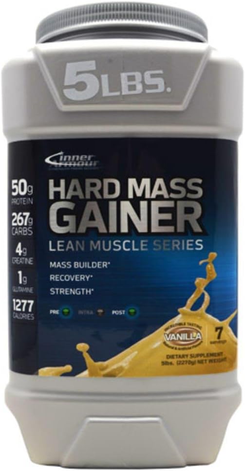 Blue Hard Mass Gainer Vanilla - 5 lbs (2268g)