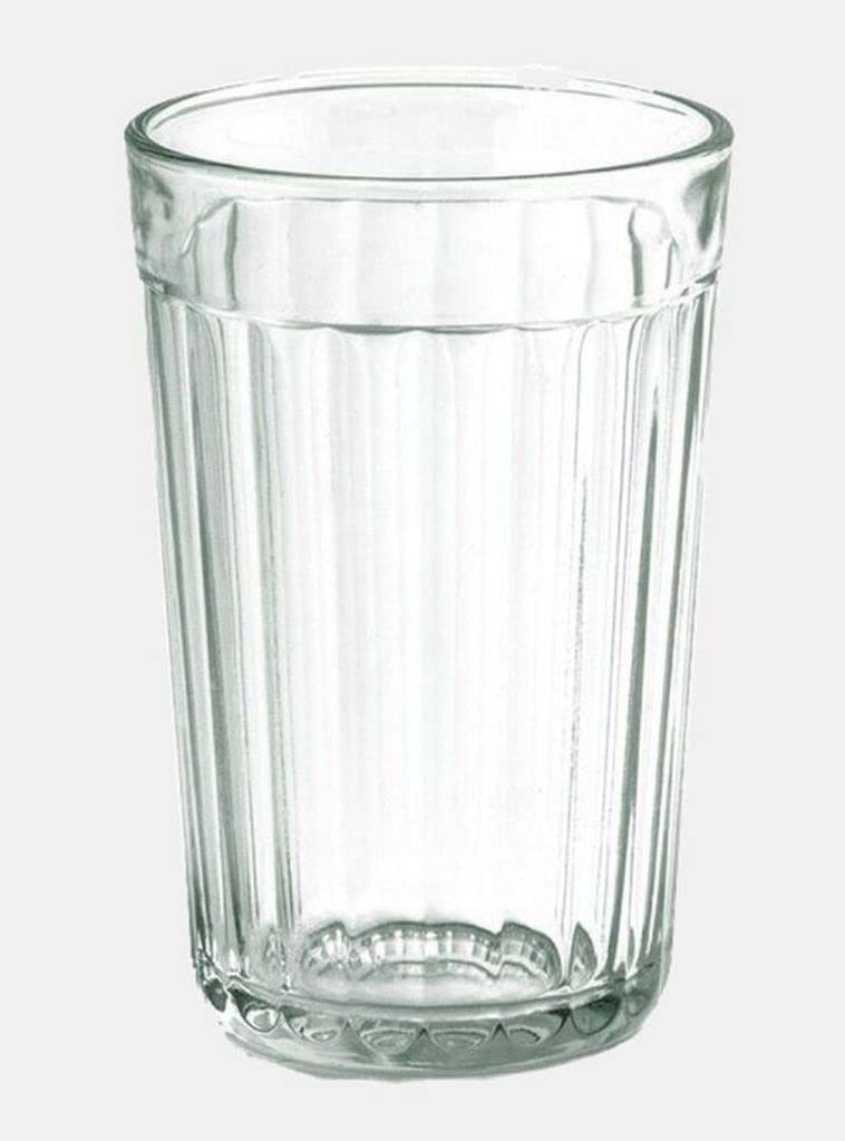 Russian Traditional Paneled Faceted/Granyoniy Hot Tea Glass, 8.5 oz, for Metal Holder/Podstakannik