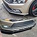 MUTUSAISI Bright Black Front Bumper Lip Splitter Spoiler Compatible with Volkswagen VW USA Passat B7 S/SE/SEL/TDI/Sport/ 2012 2013 2014 2015 Accessories