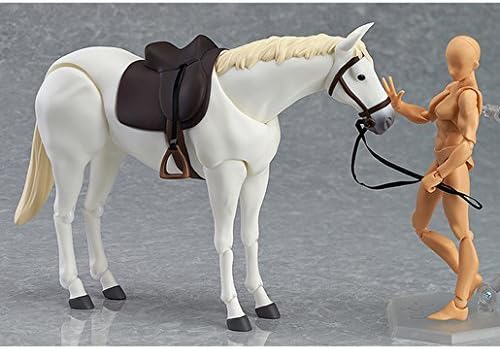 Miniatura 3 de Max Factory Figura de acción de caballo (blanco) Figma