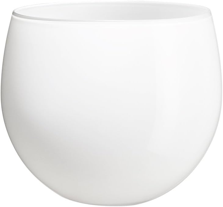 Holmegaard Vase 18x17.8x15.9 Bianco