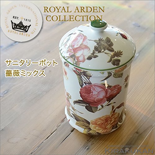 Amazon｜お得な トイレポット＆トイレブラシ セット 陶器 ロイヤル
