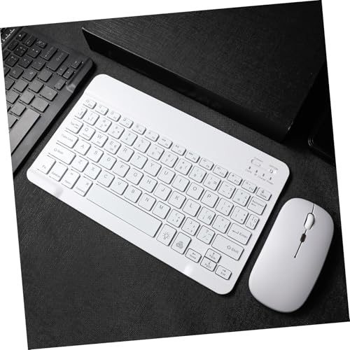Clavier et souris sans fil portable rechargeable multi-appareils rétroéclairé - 5