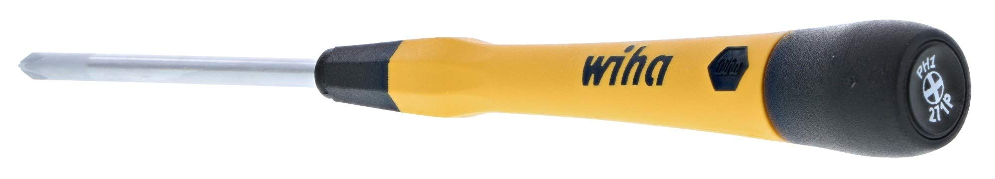 Wiha 27334 | ESD Safe PicoFinish Destornillador de precisión - Phillips #1 x 60 mm
