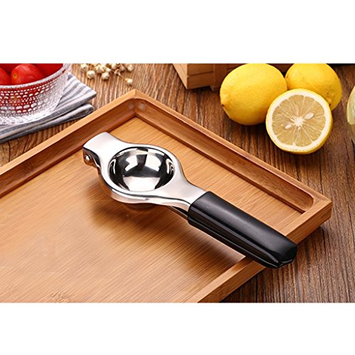 Espremedor de limão em aço inoxidável da homozy Bar - preto, 21 x 6,5 cm