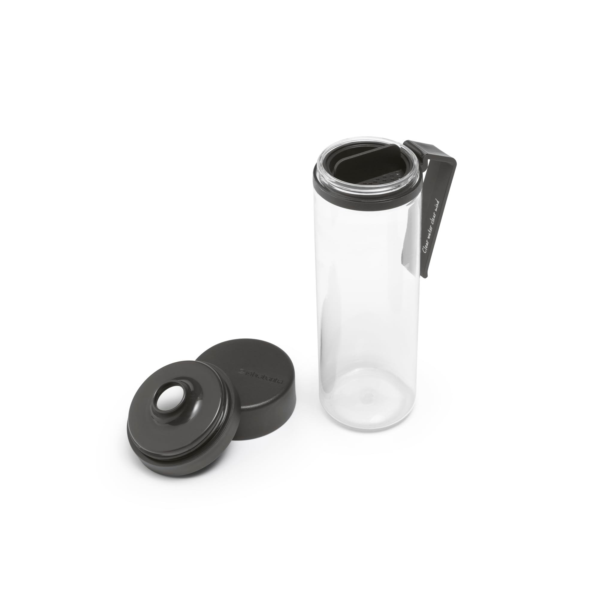 Brabantia Gourde Avec Filtre Make & Take 0.5L - Bouteille D'Eau Anti-Fuite Avec Infuseur - Jade Green