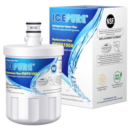 Image of ICEPURE 5231JA2002A Refrigerator Water Filter,1 PACK | Compatible with LG LT500P, ADQ72910911, GEN11042FR-08, ADQ72910901, ADQ72910907, LFX25974ST, LFX25973S, Kenmore 9890, 469890