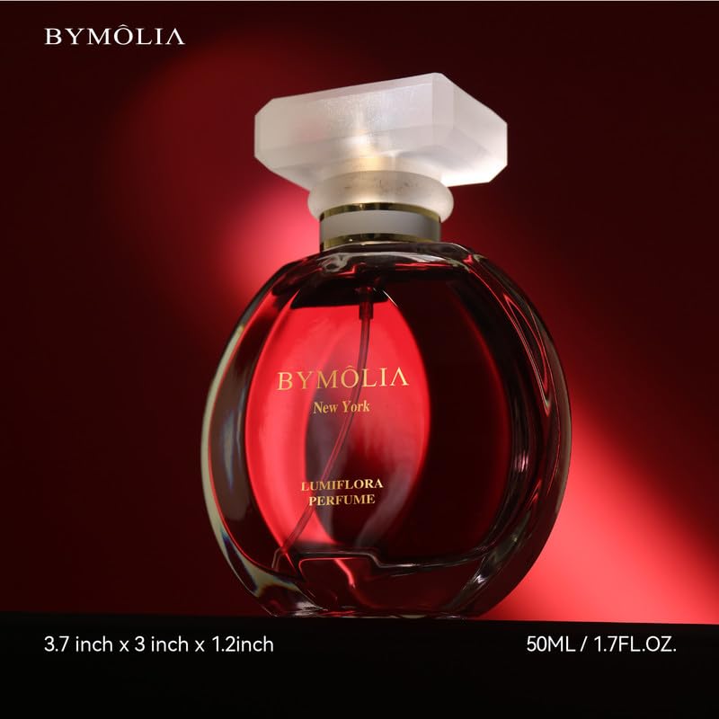 Miniatura 7 de BYMOLIA Lumiflora Perfume  Aceite de fragancia personal adictivo de larga duración  Frutas cítricas y aroma de jazmín Eau de Parfum, 1.7 onzas