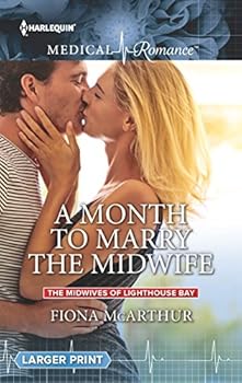 Mass Market Paperback A Month to Marry the Midwife [Large Print] Book