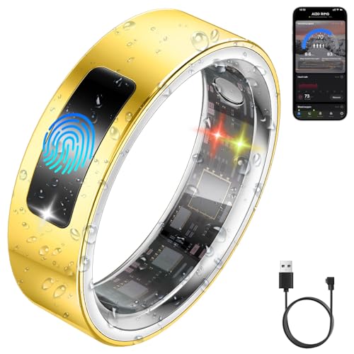 uaue Gold Smart Ring