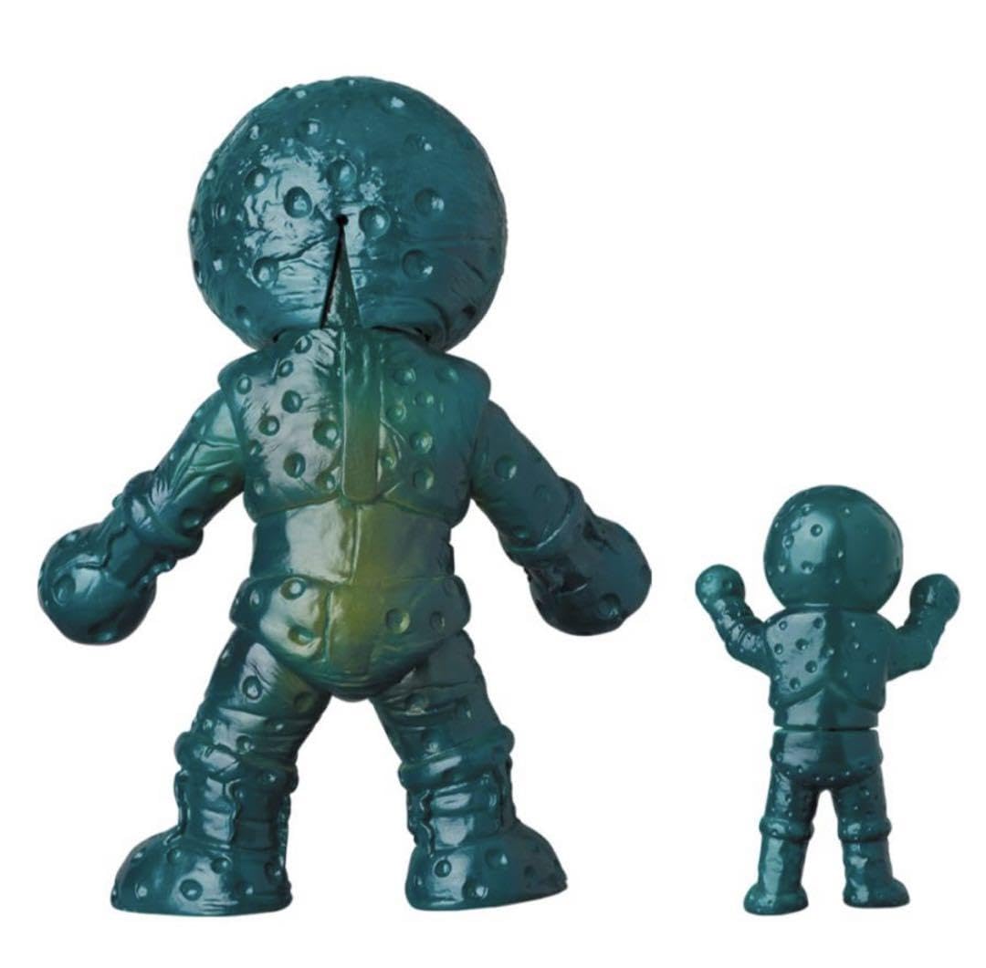 メディコム×東映レトロ★ カイメングリーン+ミニソフビ (人造人間キカイダー Amazon.co.jp: メディコムトイ×東映レトロソフビ カイメングリーン