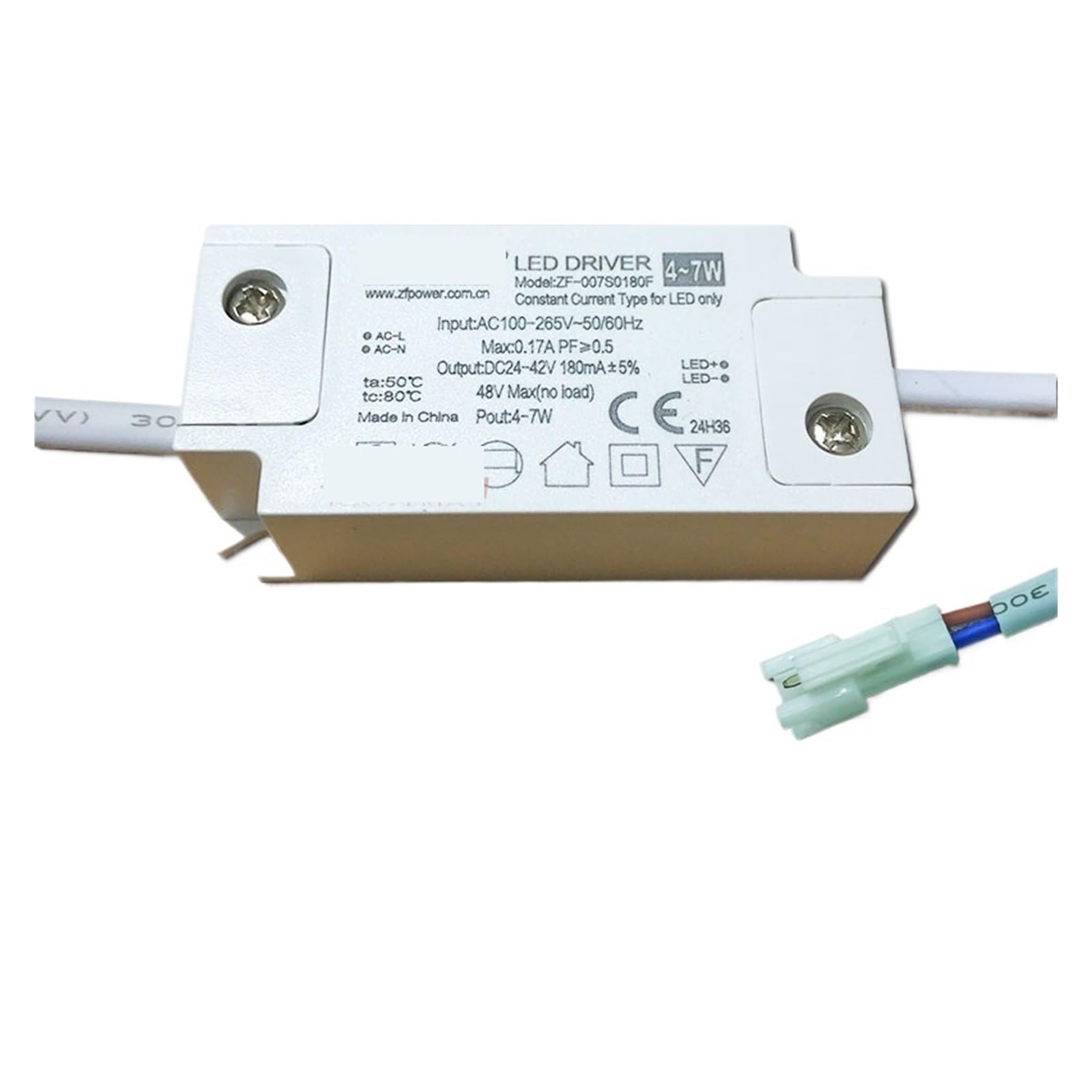 Transformateur 9W à 24W pour panneau LED mince alimentation stable sans scintillement