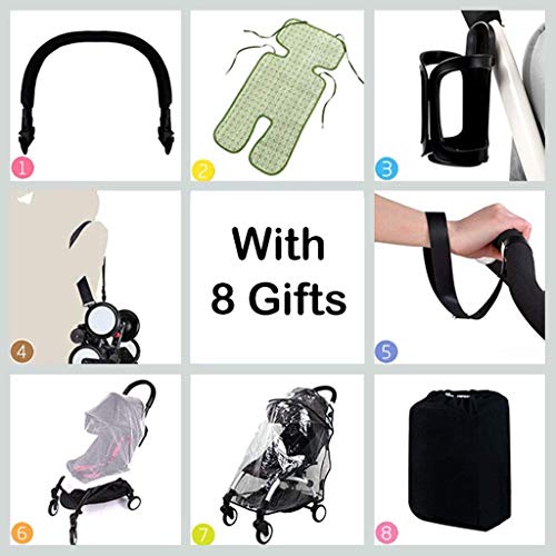 Reissysteem Kinderwagens Kan Zitten Liggende Kinderwagens Lichtgewicht Draagbare Opvouwbare Paraplu's Buggies… - Afbeelding 5