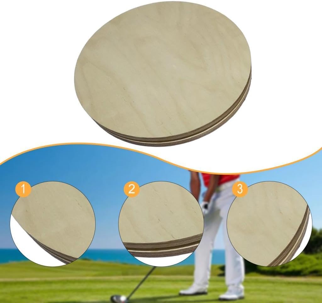 Yiju Rotating Disc Waist Twisting Disc Rotational Disk Twister Board Ab Exercise Wooden Rotator for Pilates Core Workout