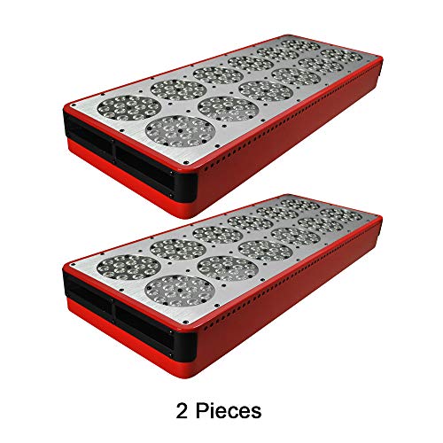 LYDIAMOON4224 900W LED Grow Light 12 Grow Light Full Spectrum Plant Grow Lamps for Indoor Plant Hydroponic Greenhouse Veg and Flower(2 Pcs)