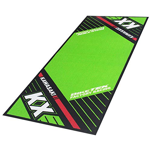 Biketek Tapis de garage série 6 pour Kawasaki KX 190 x 80 cm Cover