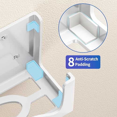 Image of Josmimic Wall Mount for Xbox Series S - Metal Console Holder with Ventilated Base and Anti-Scratch Pads - Space-Saving Wall Bracket for Xbox S with Easy Installation and Heat Dissipation Design